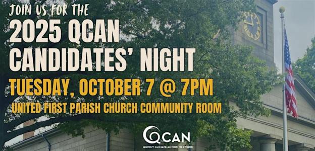 QCAN Candidates' Night, October. 7, 2025, 7-10pm